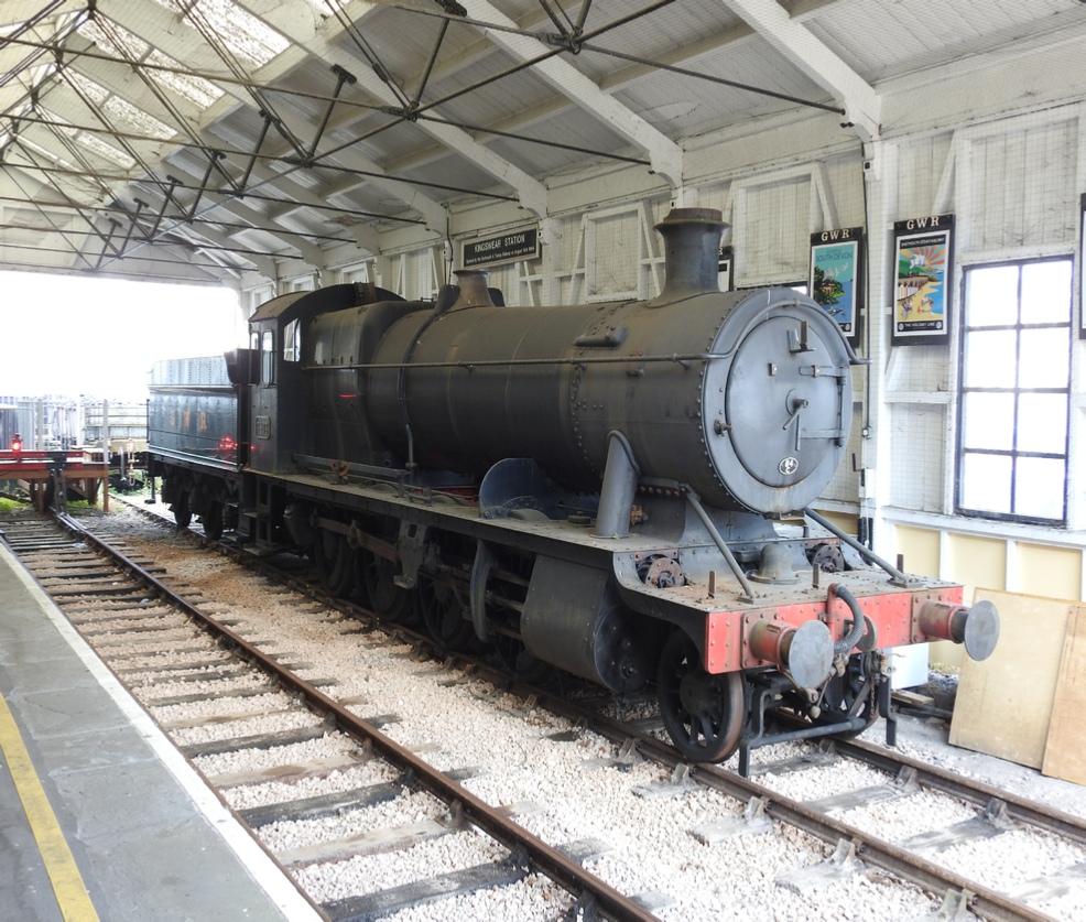 Steam locomotive at Kingswear