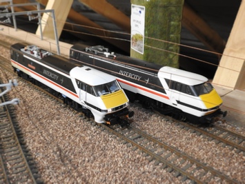 New and old Hornby Class 91`s