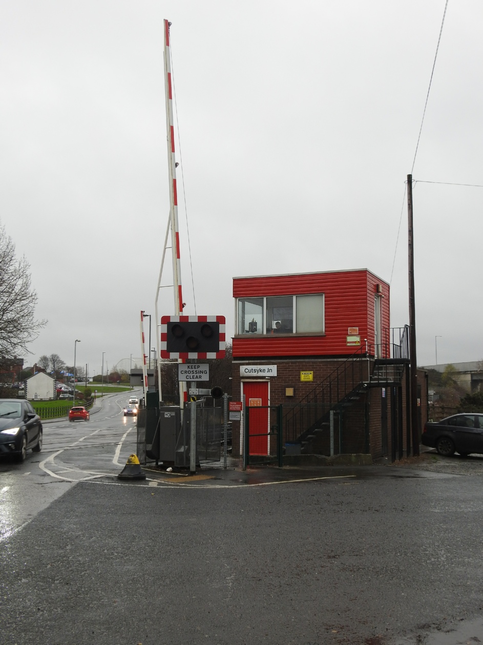 Cutsyke Junction signal box in Castleford
